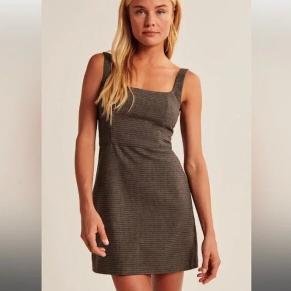 ✨ Abercrombie & Fitch 90’s Menswear Pinafore Dress - Size Large ✨ - Picture 12 of 12